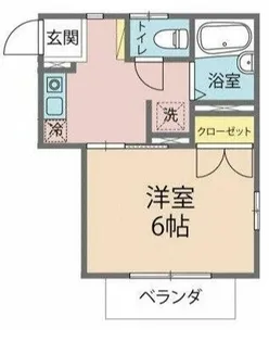 ポルシェ井土ヶ谷【2階】の間取り