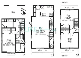 千葉県船橋市前原西1【一戸建】の間取り