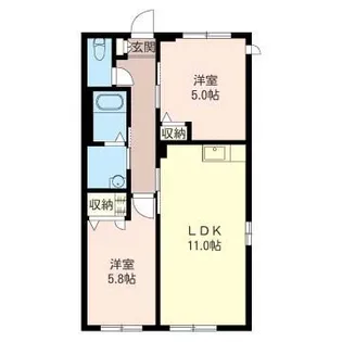 Grace大泉【2階】の間取り