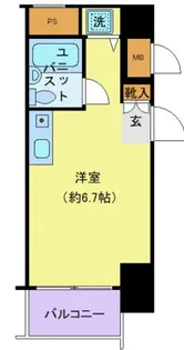 神奈川県川崎市幸区柳町【マンション】の間取り