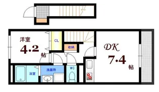 コンフォート矢賀【2階】の間取り