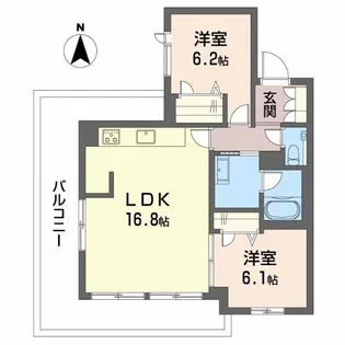 【新築】シャーメゾン刈谷【4階】の間取り