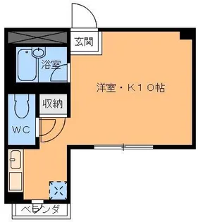 フレンドリー清水【3階】の間取り