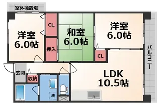 プロニティ・ユー【2階】の間取り