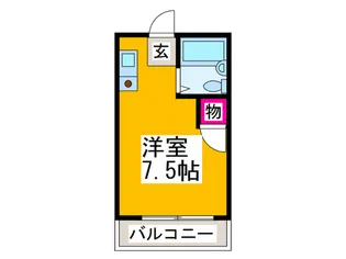 マルディアス南古市【1階】の間取り