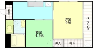メゾン田中II【2階】の間取り