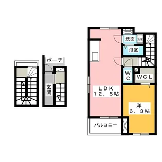 フィオーレ302【3階】の間取り