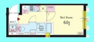 ルネサンスコート品川中延【2階】の間取り