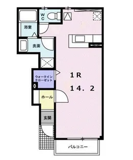 ジュネスB【1階】の間取り