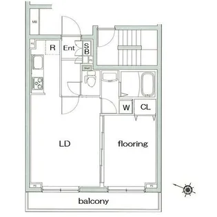 グランヴァン西馬込III【5階】の間取り