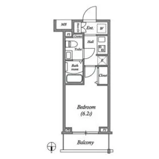 GENOVIA大崎skygarden【1階】の間取り