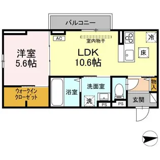 RESUA向中野 C棟【1階】の間取り