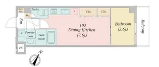 GRANDE東小岩【1階】の間取り