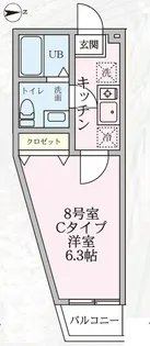 ジョイヒロック【2階】の間取り