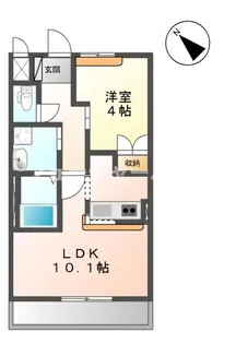 メゾンドシュシュ(maison de chou-chou)【1階】の間取り