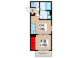 Trust蕨【3階】の間取り