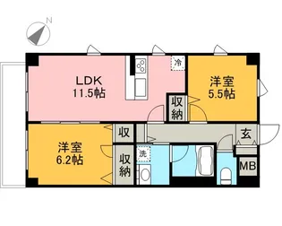 Liberte K【3階】の間取り