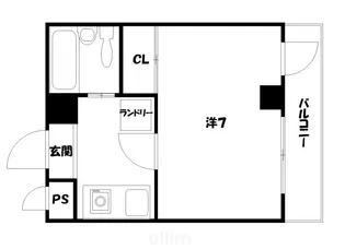 ステュディオフラット室町【3階】の間取り