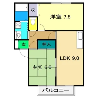 一翠館【2階】の間取り