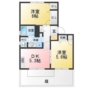 プリムローズI【1階】の間取り