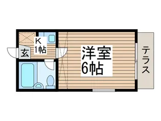 アネックス秋津【1階】の間取り