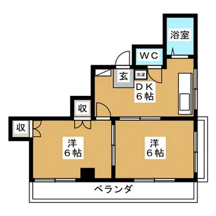 イシグロハイツ【3階】の間取り