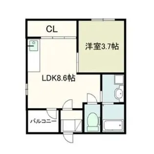 さくらハイツ【2階】の間取り