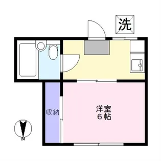 コーポスエ【2階】の間取り