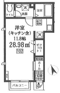 Chiave-キアーヴェ-【1階】の間取り