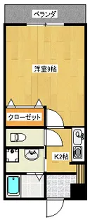 マンションTAKUMI【1階】の間取り