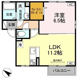 ボンシック 4番館【2階】の間取り
