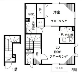 DIMORA YOYOGIの間取り