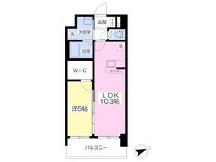 パルデンス・エコノVIII【7階】の間取り