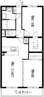 グランストーク奥浜名湖【1階】の間取り