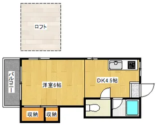 シティベール小倉【2階】の間取り