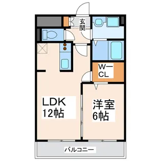 PARK RIBLANC(パークリブラン)【4階】の間取り