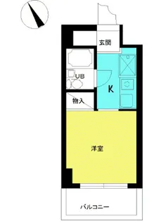 スカイコート鶴見第6【4階】の間取り