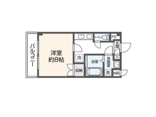 アンジュエ常盤台【3階】の間取り