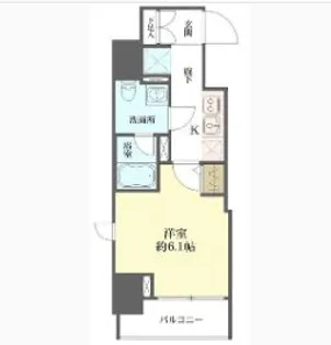 クレヴィスタ大森【4階】の間取り