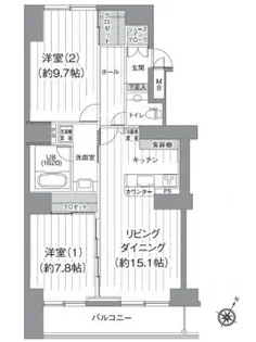 T s garden北柏 2号棟【5階】の間取り