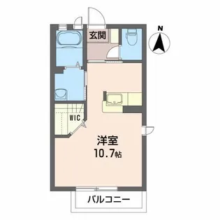 コンフォート久留米【1階】の間取り