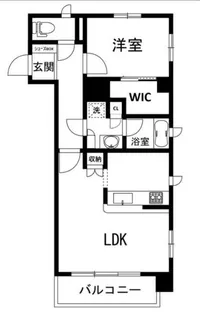 メゾンドグラシアス【2階】の間取り
