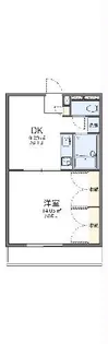 レオパレスUNO【2階】の間取り