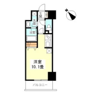 TKフラッツ渋谷【7階】の間取り