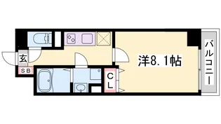 ボンニー元町【4階】の間取り