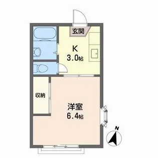 ラフォーレハイツ【2階】の間取り