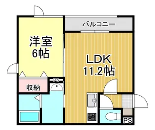 CassiopeiaI(カシオペア1)【3階】の間取り