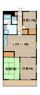 グランボア大泉【1階】の間取り