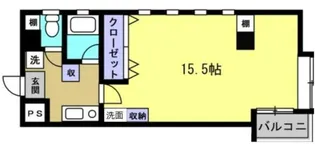 アルカス鷹番【2階】の間取り