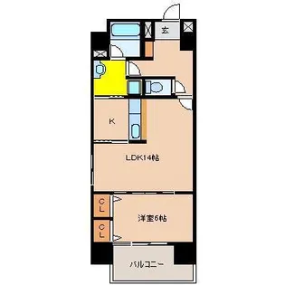 アルテマイスター【9階】の間取り